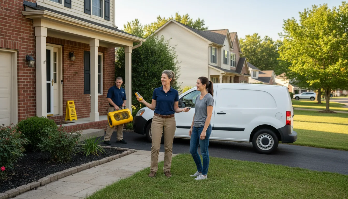 Water restoration image for Mildew Remediation in Lafayette, MN